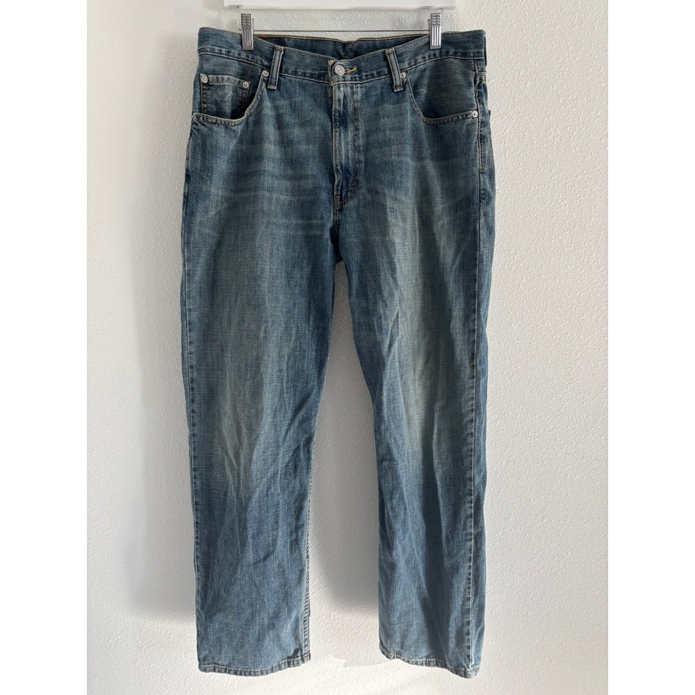 Levis 550 Jeans Mens 36x32 Light Wash Denim Relaxed‎ Loose Vintage Y2K 90s USA